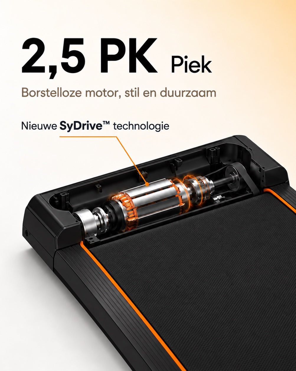 2,5 pk piek SyDrive™ borstelloze motor