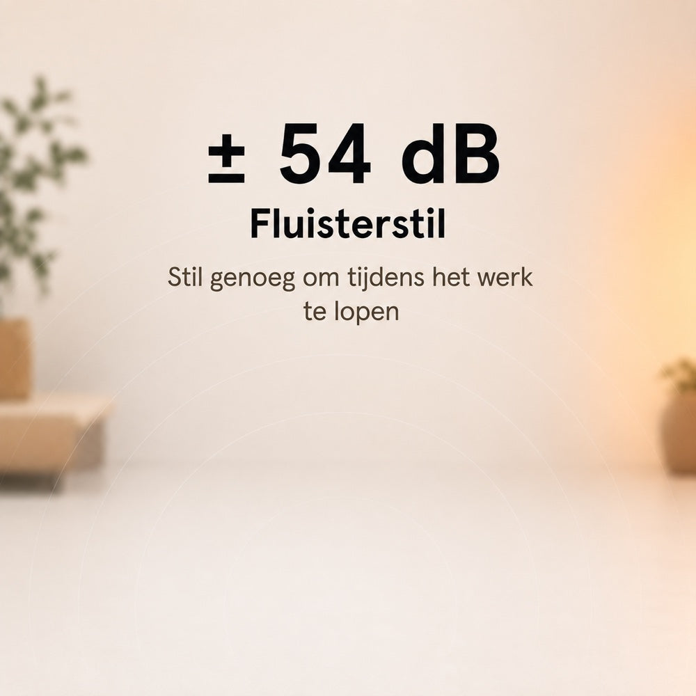 Fluisterstil, circa 54 dB