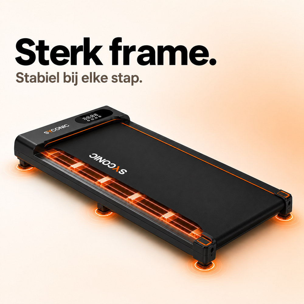 Sterk frame, stabiel bij elke stap